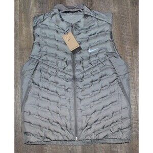 NIKE MEN'S BIG & TALL THERMA FIT ADV REPEL VEST GRAY NWT $190
